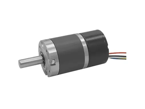 What are the key parts of an electric motor?