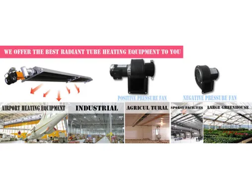 Blower Fan for Gas Radiant Tube Heating Systems