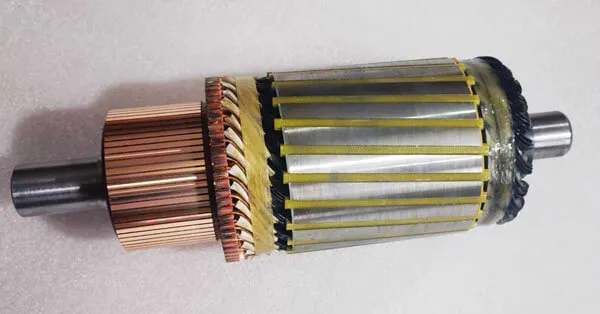 DC Motor Rotor Balancing