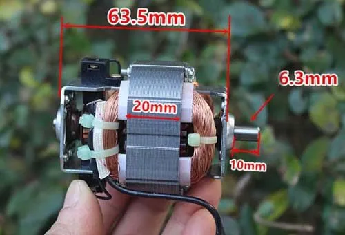 AC Universal Motor Design for Blender