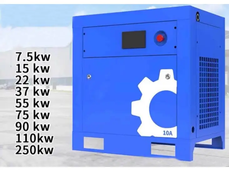 Projeto PMSM montado em eixo para compressores de parafuso integrados