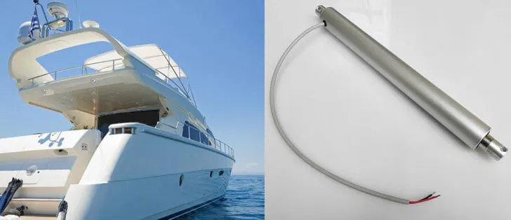 Marine Linear Actuator Design for Boats