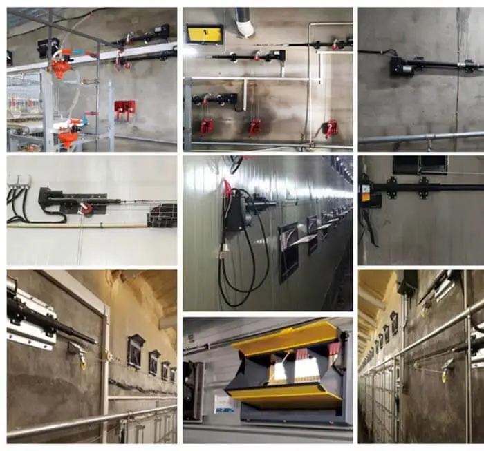 Livestock Building Ventilation AC Linear Actuator