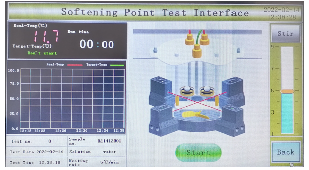 Soft Point Test Automatic BitumenSoftening Point Tester,Ring and Ball Apparatus