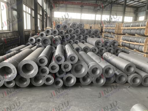 Volume density index of graphite electrode