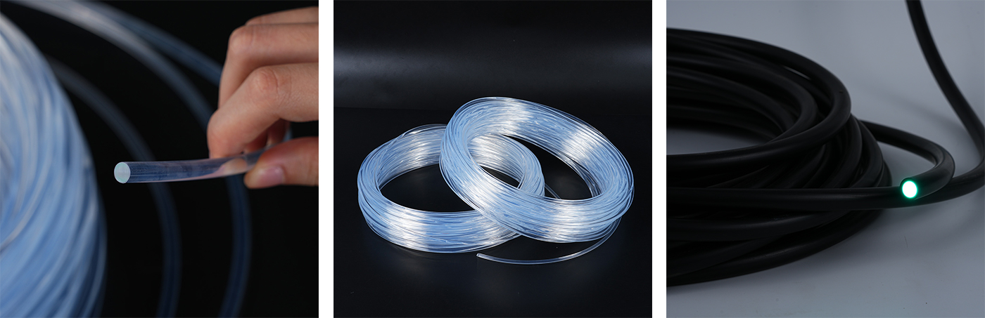 MMA side-glowing fiber redefines future optical communication and lighting.