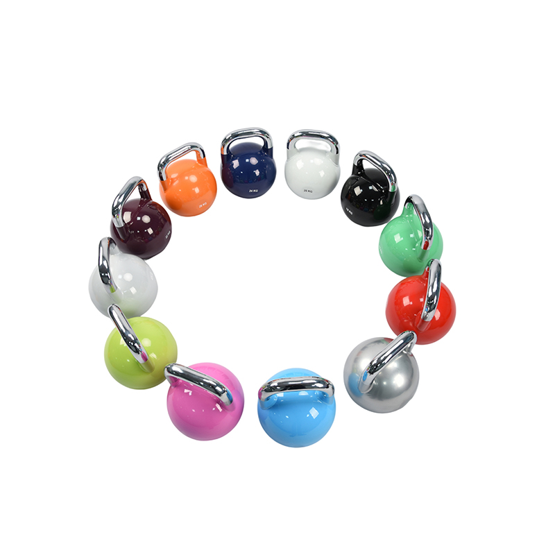 Kolorowe konkurencje kettlebells