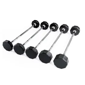 12 Sides Urethane Fixed Barbell