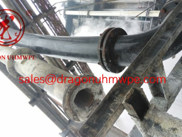 Uhmwpe pipe used as Flue-gas desulfurization process pipeline