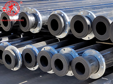 UHMW-PE pipe for application of high wear mining slurry transport