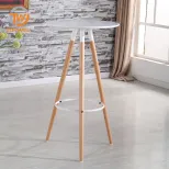 โต๊ะอาหาร MDF Top ขาเหล็กไม้ DT-2101