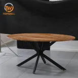 ท็อปโต๊ะทานอาหารขากระดาษเคลือบ Venner Powder Coating DT-2445