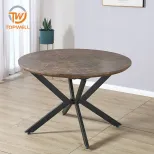 โต๊ะทานอาหารปรับขยายได้ ขาไม้MDF Top Powder Coating DT-2356