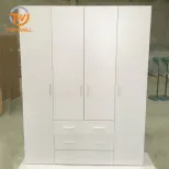 Closet Particle Board Melamine Surface PVC Edge 154x59x200 A-006