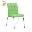 เก้าอี้รับประทานอาหาร PU Seat ขาโครเมี่ยม DC-7201