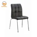 เก้าอี้รับประทานอาหาร PU Seat ขาโครเมี่ยม DC-7201