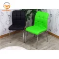 เก้าอี้รับประทานอาหาร PU Seat ขาโครเมี่ยม DC-7201