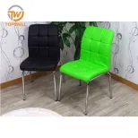 เก้าอี้รับประทานอาหาร PU Seat ขาโครเมี่ยม DC-7201