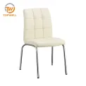 เก้าอี้รับประทานอาหาร PU Seat ขาโครเมี่ยม DC-7201