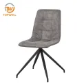 เก้าอี้ทานอาหาร ที่นั่ง PU ขาเคลือบสีฝุ่น DC-7230