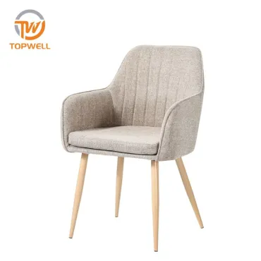 Dining Chair Fabric seat Powder coating leg DC-7228