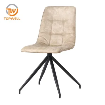 Dining Chair PU seat Powder coating leg DC-7230
