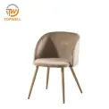เก้าอี้ทานอาหาร เบาะกำมะหยี่ ขาถ่ายความร้อน DC-7328