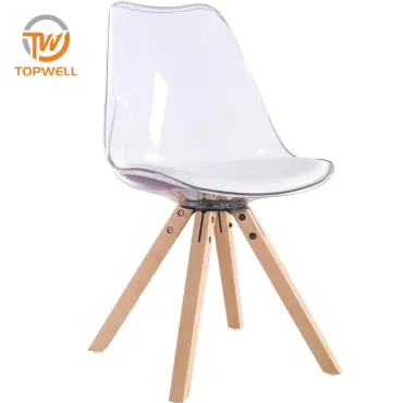 Plastic Chair PC Seat Beech wood 1egs DC-6072PCF