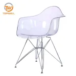 เก้าอี้พลาสติกที่นั่ง tranparent leg leg dc-6083p