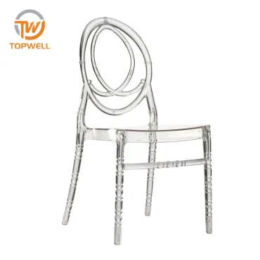 Plastic Chair Tranparent Seat Tranparent legs DC-6012