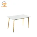 Esstisch MDF mit lackiertem Pulverbeschichtungsbein DT-2332