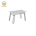 Esstisch MDF mit lackiertem Pulverbeschichtungsbein DT-2331