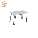 Esstisch MDF mit lackiertem Pulverbeschichtungsbein DT-2331