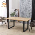 โต๊ะทานอาหาร MDF ทับกระดาษสา ขาเคลือบ Powder DT-2438