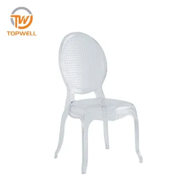 Plastic Chair PC Tranparent Seat PC Tranparent leg DC-6125