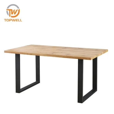 โต๊ะทานอาหาร MDF ทับกระดาษสา ขาเคลือบ Powder DT-2438