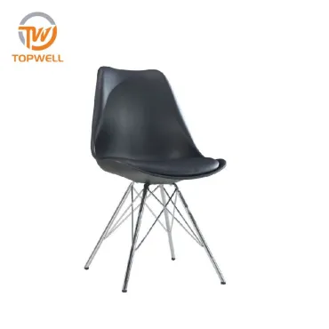Plastic Chair PP Seat Powder coating leg DC-6072T