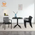 โต๊ะอาหาร ที่นั่ง PP โครง PP DT-2162