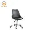 Plastic Chair PP Seat Metal With Chrome leg DC-6072Z