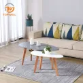 โต๊ะกลาง MDF ลายไม้ CT-319