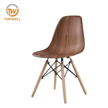 Plastic Chair PP Seat Beech wood leg DC-6071NA