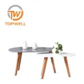โต๊ะกลาง MDF ลายไม้ CT-319