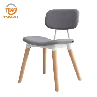 Plastic Chair Fabric wood+Iron DC-6003