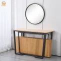 โต๊ะทานอาหาร ท็อปโต๊ะเมลามีน และขาเหล็กเคลือบพาวเวอร์ DT-2541