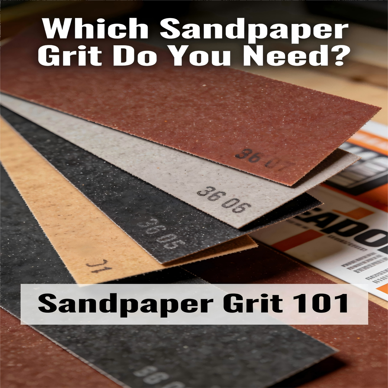 Sandpaper Grit Size & Application [Dibo] Tool Guides