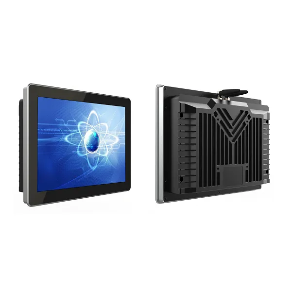 13.3 Inch1280X800 Industria Tuŝpanelo Komputilo Intel J1900 4G RAM kun IP65 Fronta Alumium