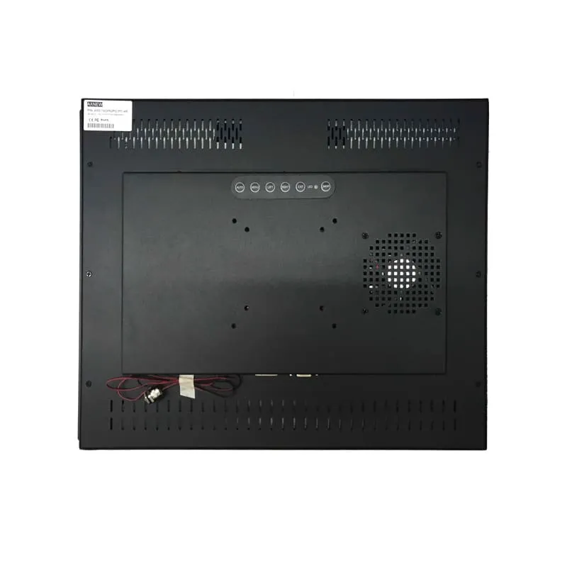 12V 19 Coloj Fortika Ĉasio Malferma Kadro Industria Kontraŭbrila Monitoro Por Subĉiela Ekipaĵo