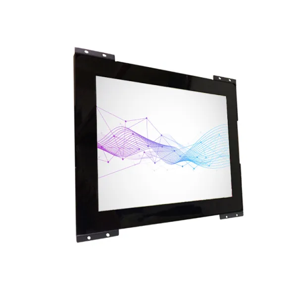 500 Nits Capacitive Touch Monitor 12.1 Coloj 1024X768 kun Malferma Kadra Kazo