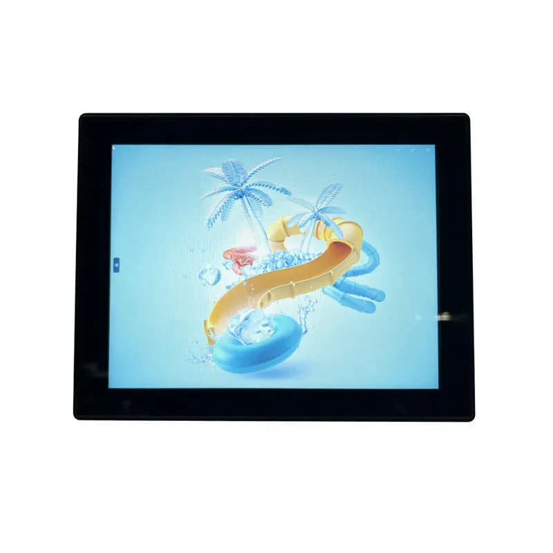 12.1" 1024X768 Industrial Capacitive Open Frame Monitor VGA DVI USB Input