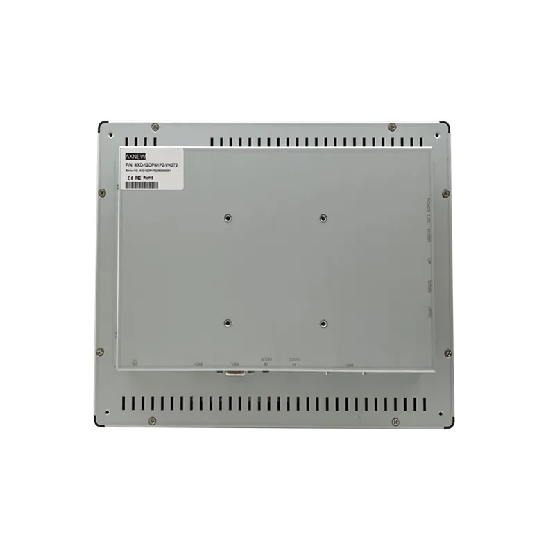 12.1" 1024X768 Industrial Capacitive Open Frame Monitor VGA DVI USB Input